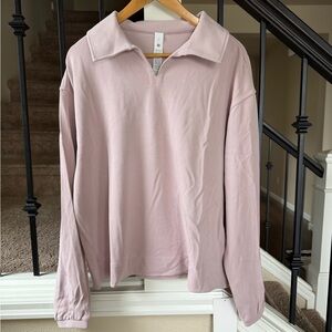 lululemon athletica Pullover softstreme Pique oversized LS polo